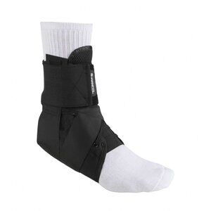 Breg Lace-Up Ankle Brace Support Black Medium Durable Material